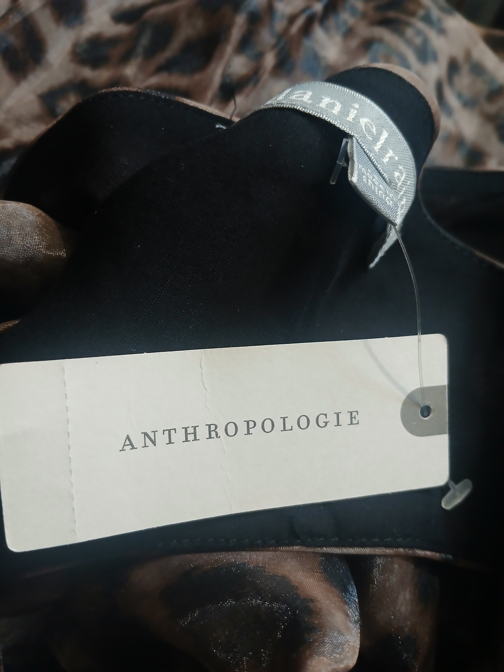 Daniel Rainn Anthropologie Women's Black/Brown Dress. - Picture 11 of 11